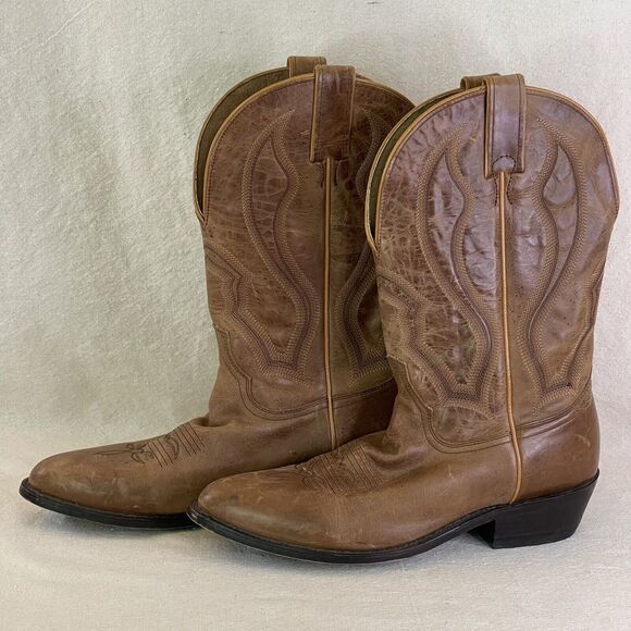 Cody James Men's US 9 1/2 D Western Cowboy Pointed Toe‎ Boots Brown BCJFA19P3 - Picture 3 of 14
